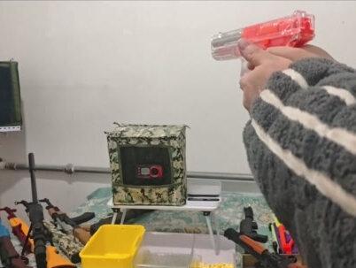正三泰q1评测#玩具枪