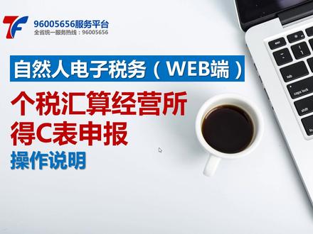 自然人电子税务局(WEB端)个税汇算经营所得C表申报操作说明