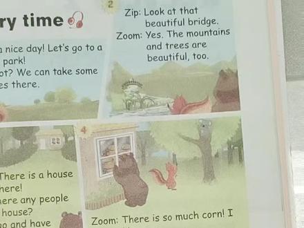 #英语没那么难 #每天学习一点点 #英语 PEP五年级上册第六单元65页领读及翻译🤗