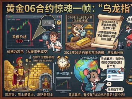黄金:惊现“乌龙指”~~ #大宗商品 #黄金 #白银 #沪金 #沪银