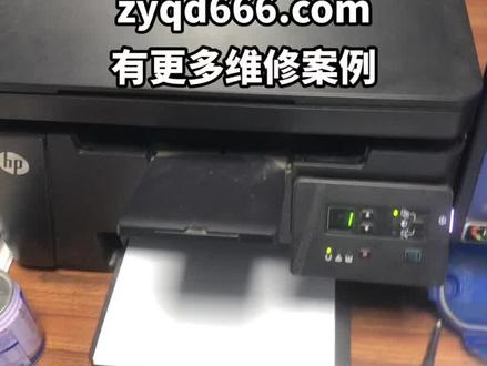 惠普M126a打印自检页小小技巧分享!