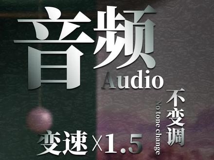 #剪辑 #pr #文仔后期教程 视频加速音频不变调,在PR当中可以使用音高换挡器实现
