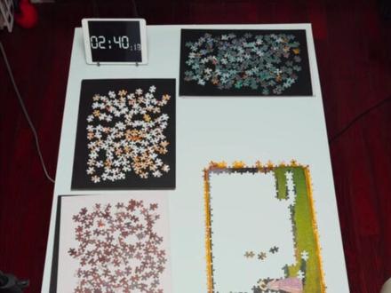 世界最大拼图系列第25部分#拼图 #手工 #制作过程 #世界名画 #记录生活