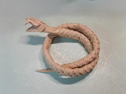 【折纸】蛇 #折纸 #手工 #折纸教程 #蛇 #一起玩手工吧