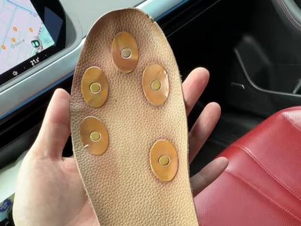 这个鞋垫你们用了之后就知道,真的有东西#铜片鞋垫