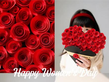 女神节手工|卡纸DIY玫瑰花立体贺卡
#妇女节手工礼物 #女神节 #亲子手工 #手工 #贺卡