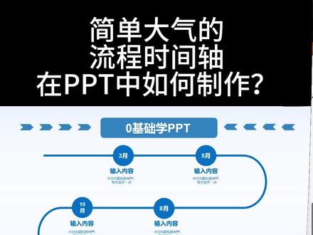 简单大气的时间轴在PPT中如何制作?