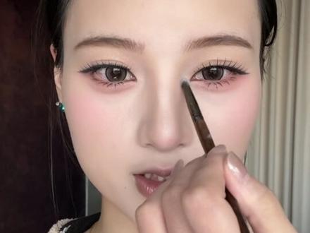 方圆脸也能化的淡颜韩妆!6min跟练 #方圆脸 #方圆脸妆容