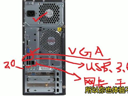 电脑主机后面这些插线口到底有什么用