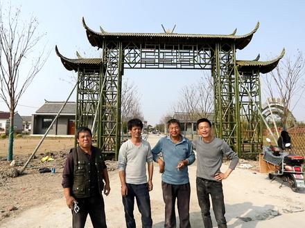 【竹楼印象第五集】终于完成啦!竹楼成品展示再视频结尾哦!#乡村振兴dou行动 #项目建设 #亭台楼阁 #竹工艺 #园林景观