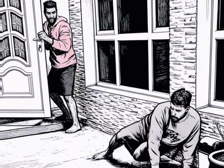 整蛊损友翻车了!#老外的快乐 #恶作剧 #过年放炮