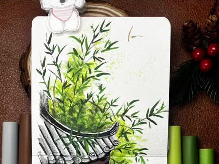 丙烯马克🎨Day51|屋檐与翠竹(附过程)
新手也可以画的哦~青瓦藏檐角,翠竹入画来。用画笔,留住这一方檐下的清宁。顺便祝大家小年快乐🎊~#丙烯画教程 #真实生活分享计划 #创作者伙伴计划 #抖音年味艺术鉴赏 #2026绘画开年挑战