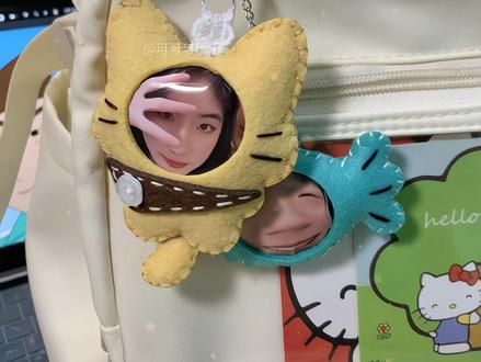 手工不是奢侈品 愿意为你做手工的人才是!亲手做的大头照挂件!手机一碰还有nfc功能播放留言!#手工diy #挂件 #礼物 #情侣礼物 #nfc挂件