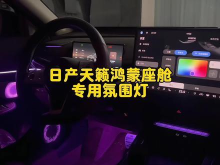 天籁鸿蒙座舱低配是没有带氛围灯的,中高配自带的氛围灯也很一般,晚上开车总觉得少了激情,直到安装了这款专用氛围灯,妹子跟小孩明显更喜欢坐我的车了!#天籁鸿蒙座舱 #日产天籁 #氛围灯效果 #汽车好物 #汽车氛围灯