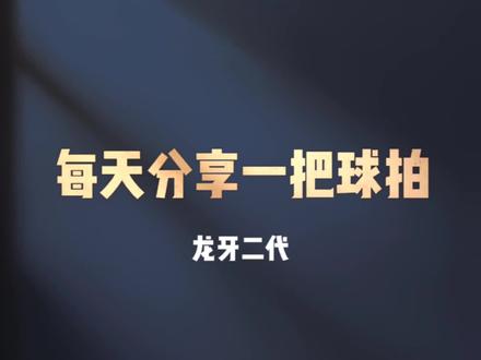 每天分享一把球拍,第53把,胜利龙牙二代。你的断过吗?#羽毛球拍 #羽毛球 #坚持热爱