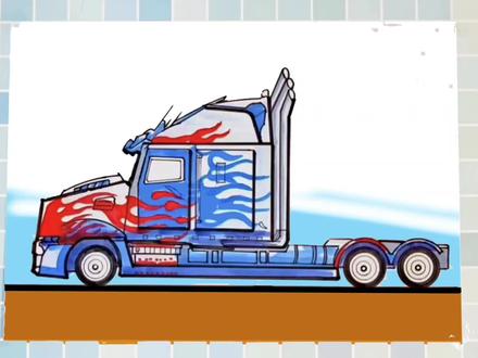 绘画教程擎天柱汽车人简笔画教程,视频教程#画车 #擎天柱 #少儿绘画 #视频教程 #变形金刚绘画