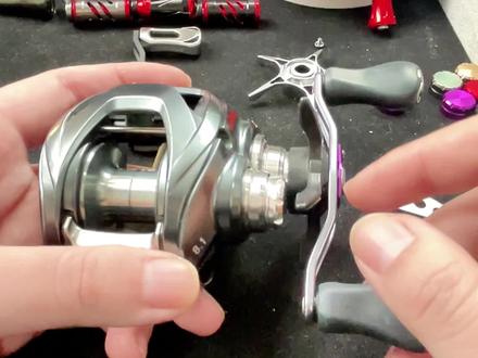 水滴轮摇臂五星微调改装教程,就一个字,简单!#卡布雷渔轮改装 #纺车轮 #钓鱼 #路亚 #绑线