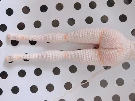 素体人偶钩织教程(3)-tun部#玩偶素体 #钩针人偶 #素体玩偶钩织教程