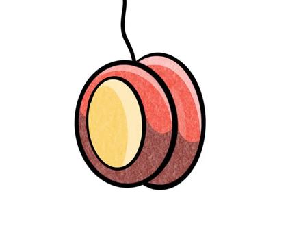 如何10秒画出溜溜球?#画画