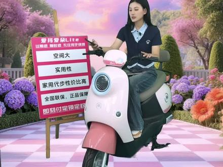 爱玛A5pro电动摩托车来啦!仅限惠城/仲恺,喜欢的朋友别错过,赶紧下单!#自行车/电动车专卖 #爱玛电动车 #电动摩托车