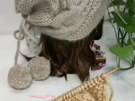 两球帽教程4#魏姐针织 #手艺人