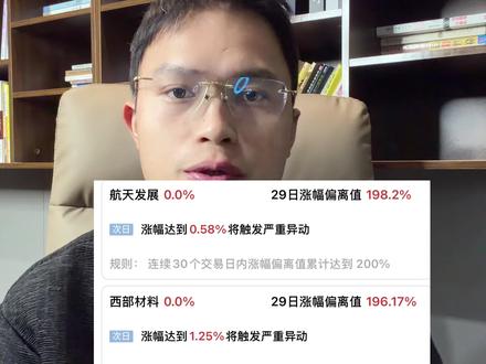 #真实生活分享计划 周一开盘,航发,西部,顺灏异动临界点,商业航天怎么操作?#商业航天 #龙头 #异动规则#航天发展