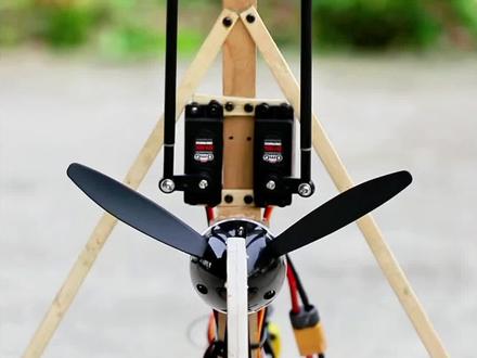 #创作灵感 旋翼机的旋翼制作。