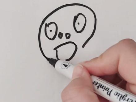 植物大战僵尸简笔画,😱#创作者中心 #创作灵感 #日常瞎画 #限时表情包 #儿童简笔画