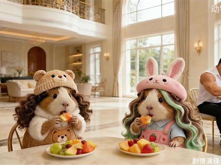 猪妞,马喽搞笑合集(闺蜜篇)#AI创作浪潮计划 #AI新春游园会 #猪妞 #马喽 #猴子搞笑视频