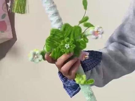 上天入地 我再也找不到这么美的剑了#四叶草 #扭扭棒 #手工DIY
