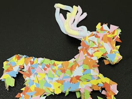 2➕创意美术|欢乐小马来袭#儿童绘画 #创意手工 #儿童创意手工 #艺术启蒙 #马年创意画