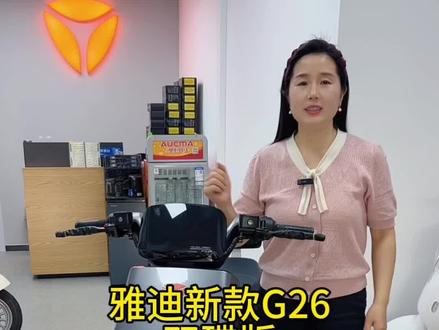 雅迪新款G26双碟版本