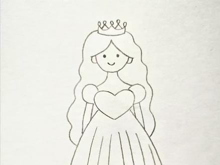 儿童简笔画:长发公主 #创作者中心 #创作灵感 #画画#手绘动漫人物