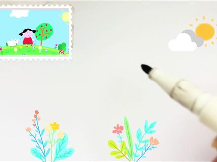 奶牛简笔画,呆萌可爱的奶牛还可以这样画,绘画启蒙/儿童画/手绘