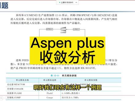 《化工工艺模拟》aspen plus收敛分析#化工