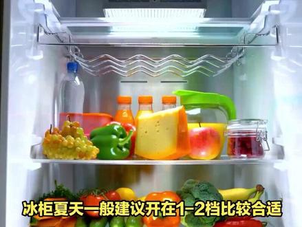 夏天如何调节冰柜温度,让食物更好保鲜? #冰柜 #冰柜温度 #冰柜夏天