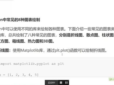 Python中常见的8种图表绘制#python编程 #python资料 #python基础 #python绘图