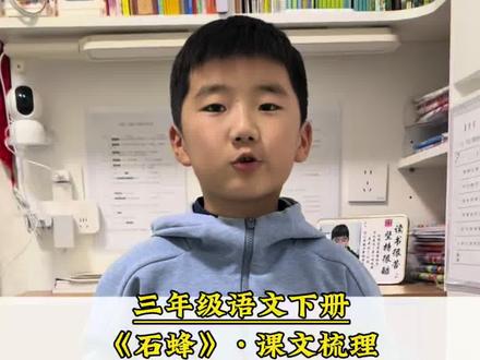 三年级语文下册《石蜂》 · 课文梳理#日积月累学语文 #知识点总结#必考考点 #每天跟我涨知识