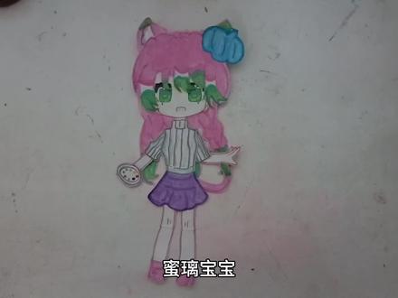 蜜璃 #手绘 #甘露寺#甘露寺蜜梨#可动纸片人