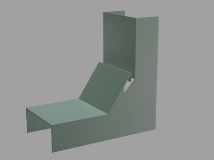 桥架制作90°垂直下翻#电工 #3d建模 #学习
