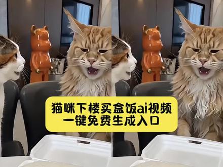 猫咪买盒饭搞笑视频AI一键免费制作教程来了 猫咪买盒饭ai 猫咪买盒饭吵架ai ai猫咪打架 小猫买盒饭ai 盒饭惨案ai 买盒饭乌龙ai 盒饭乌龙闹剧 ai搞笑视频#小云雀AI #小云雀AI一镜到底 #小云雀AI一键图片设计 #小云雀AI视频
