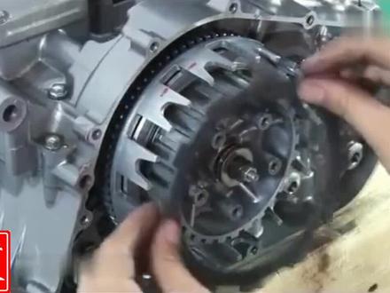 豪爵铃木GW250发动机拆解教学视频 下部