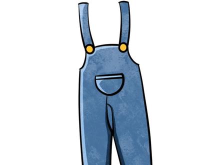 如何10秒画出背带裤?#画画