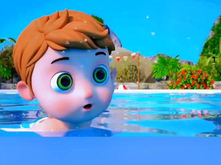 #亲子教育 #动画短片 #幼儿音乐律动 #儿歌唱读《鲨鱼一家》