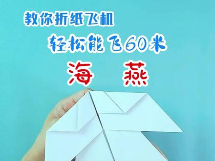 海燕纸飞机折法,加仨曲别针就轻松能飞60米 不要说海燕纸飞机无法飞行,只是没有添加三个曲别针而已。跟随我一起折叠,保证能让它飞行60米。取一张100克的A4纸,先将其对折后展开,接着把纸的两边向中间对折,随后将尖角向上折起,再折回原位,之后把机身对折,折出翅膀形状,剪掉多余的部分,此时一只漂亮的海燕纸飞机便制作完成。在翅膀的开口处,每边夹上一个曲别针,再在机头下方添加一个曲别针,这样配重就足够了,整体十分完美。折好升降舵后,就可以进行试飞。若飞不到30米,你可以留言,无论说什么都可以。 #折纸 #折纸飞机 #折纸教程 #纸飞机的520种折法 #上热门 @抖音小助手 @DOU+小助手