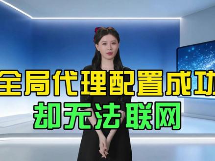 全局代理无法联网?很多人都忽略了这几个细节 #全局代理 #代理IP #IP地址 #静态IP #动态IP