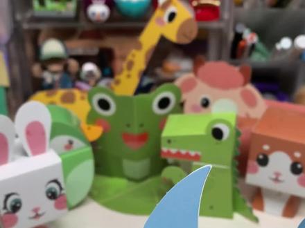 沉浸式制作折纸鲨鱼#幼儿手工折纸 #手工玩具 #亲子手工#儿童益智玩具 #解压玩具推荐