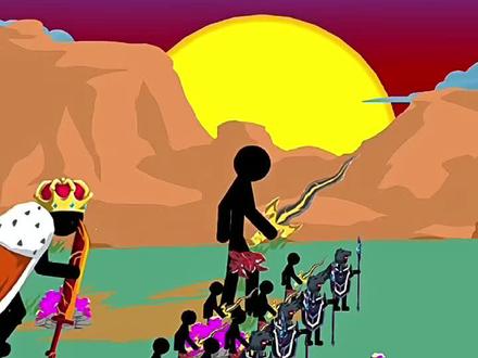 熔岩之王摧毁叶巨人#棍战遗产 #火柴人