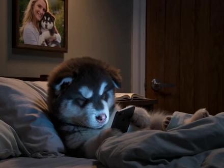 我看看谁家的小狗还不睡觉
#随变一躺萌到心化