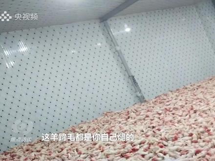 江苏徐州贾汪区黑作坊用工业盐、火碱加工羊蹄。(央视频号:焦点访谈)